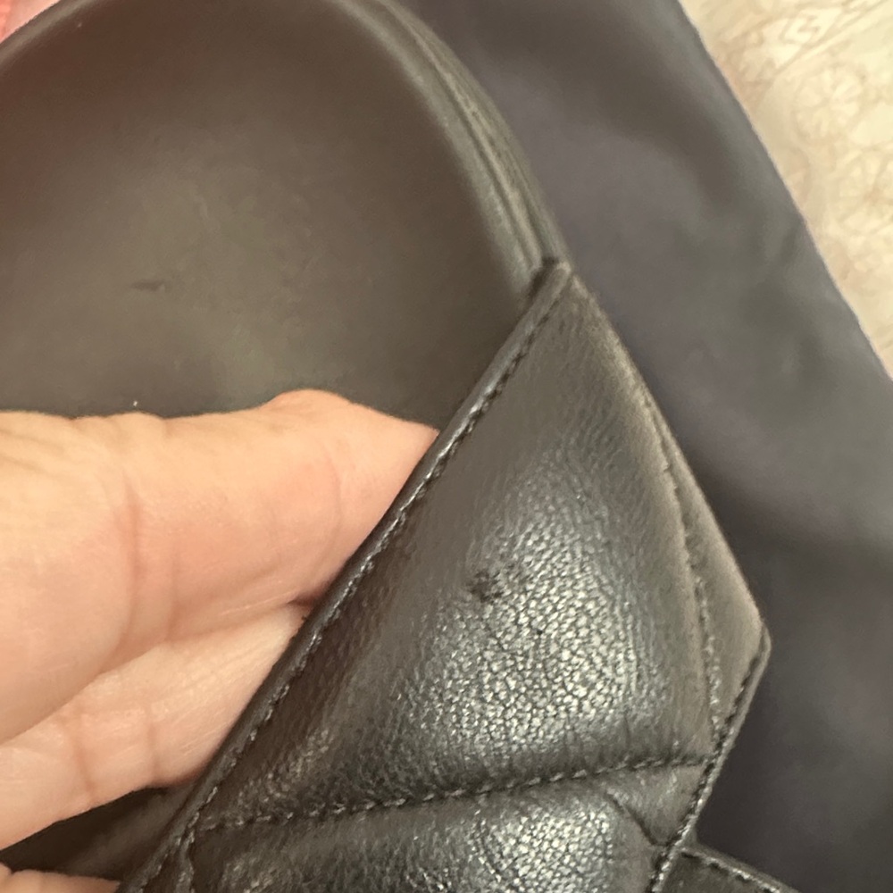 Prada Black Quilted Leather Sandals - Picture 5 of 12